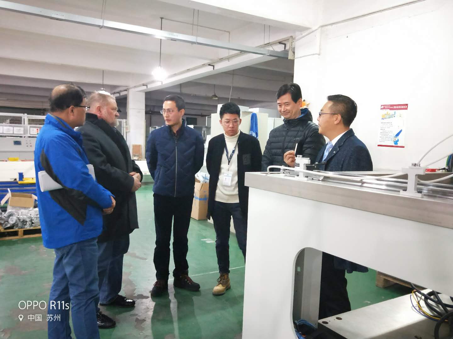 美國蓋茨集團運營副總裁Chris Cooney亞太地區負責人溫總等領導一行來通錦考察